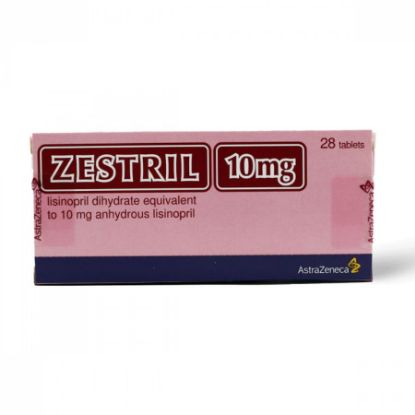 Picture of ZESTRIL 10 MG 28 TAB