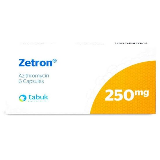 Picture of ZETRON 250 MG 6 CAP
