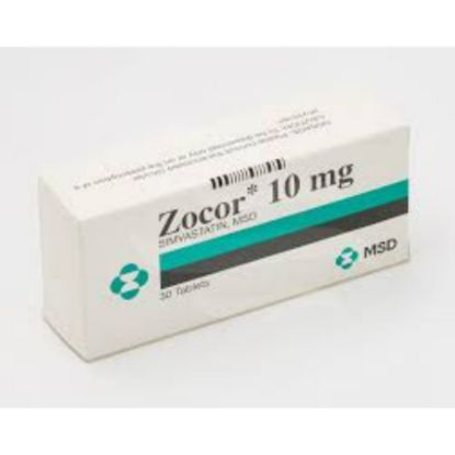 Picture of ZOCOR 10 MG 30 TAB