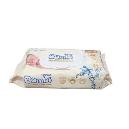 Picture of BAMBI WET WIPES PURE SENS 12X64 WB143R-1966