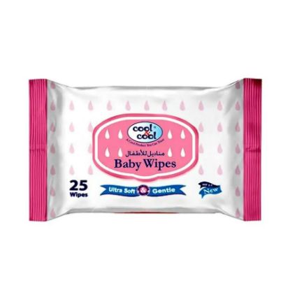 صورة كول اند كول مناديل مبللة للأطفال (عبوة سفر) 25 منديل