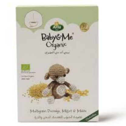 Picture of ARLA BABY&ME ORGANIC CEREALS MILLET & MAIZE 210 GM 2870