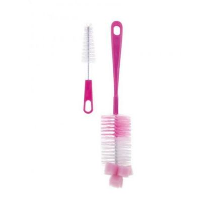 Picture of CANPOL BABIES BOTTLE AND TEAT BRUSH WITH SPONGE 7/402 - 4023