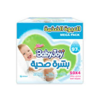 Picture of BABY JOY WIPES 50*4 WET 3516