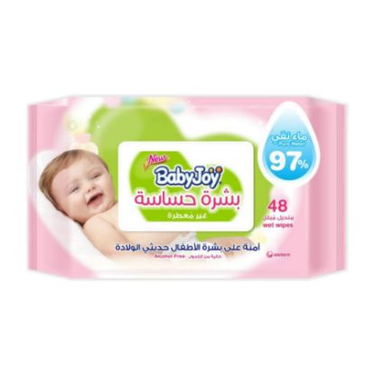 Picture of BABY JOY WIPES SENSITVE FRAG FREE 18 X 48 - 4100