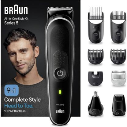 Picture of BRAUN 9-IN-1 STYLE KIT 5 MGK5420 BEARD, BODY, EAR&NOSE. WITH