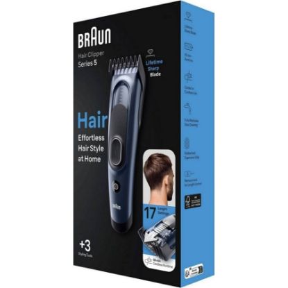 Picture of BRAUN HC5350 SERIES 5 HAIR CLIPPER WITH 17 LENGTH SETTINGS,