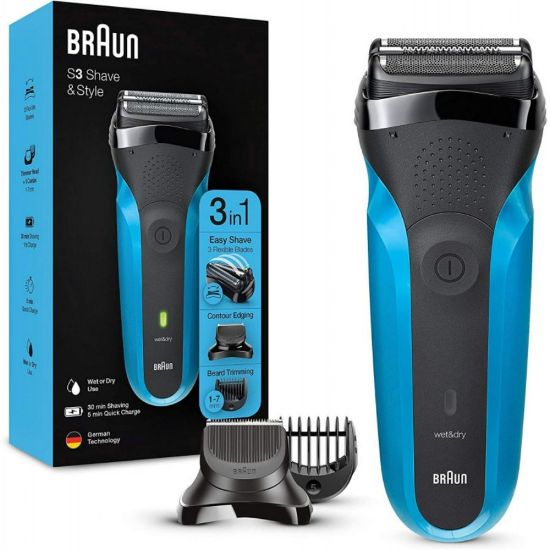 Picture of BRAUN SERIES 3 PROSKIN SHAVE & STYLE 310BT DRY SHAVE WITH PR