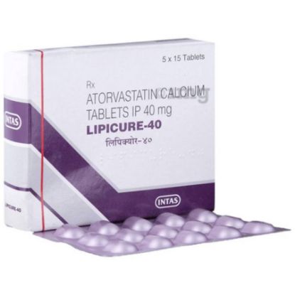 Picture of LIPICURE 40 MG 30 TAB