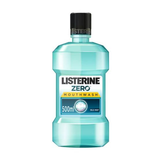 Picture of LISTERINE ZERO MOUTH WASH MILD MINT 500 ML 31620-6175
