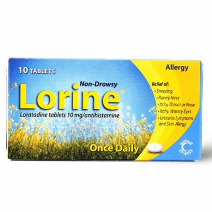 Picture of LORINE 10 MG 10 TAB