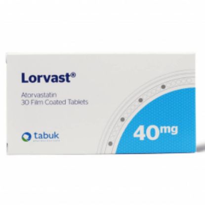 Picture of LORVAST 40 MG 30 TAB