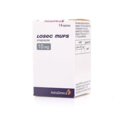 Picture of LOSEC MUPS 10 MG 14 TAB #