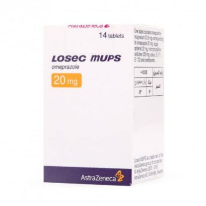 Picture of LOSEC MUPS 20 MG 14 TAB