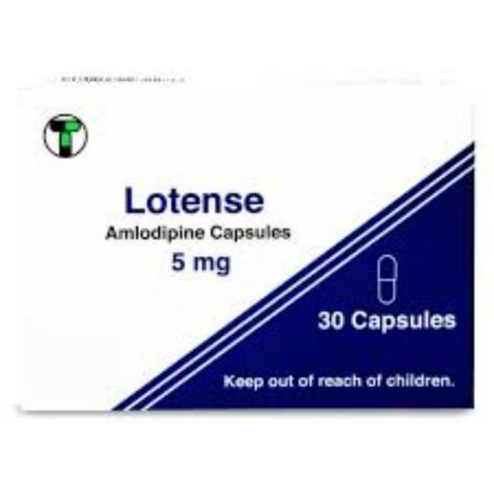 Picture of LOTENSE 5 MG 30 CAP