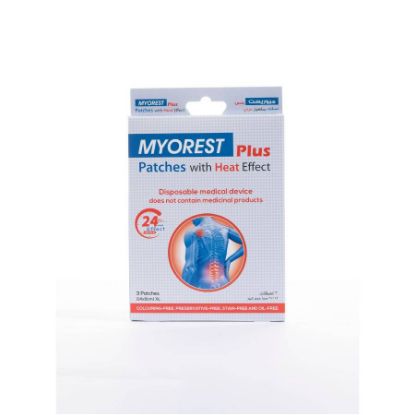 Picture of MYOREST PLUS PATCHES WITH HEAT EFFECT 3 PATCHES (14*9CM)XL