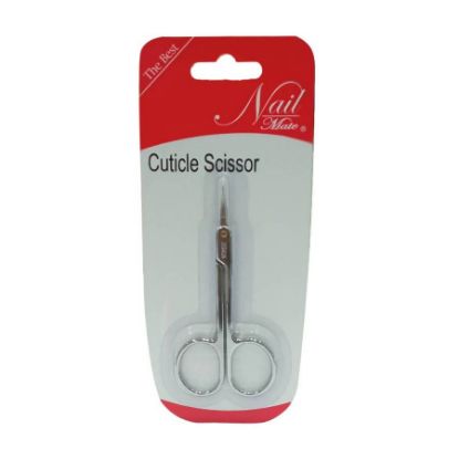 Picture of NAIL MATE CUTICLE SCISSOR SILVER 10201