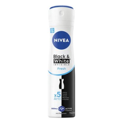 Picture of NIVEA B&W SILKY SMOOTH SPRAY ANTI PERSPIRANT 150ML-71399-018