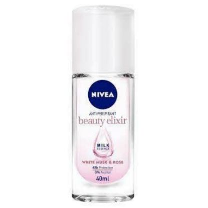 Picture of NIVEA DEO ROLL ON BEAUTY ELIXIR WHITE MUSK &ROSE 40 ML 71406