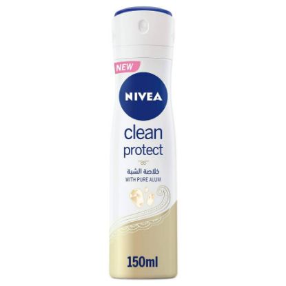 Picture of NIVEA DEO SPRAY FEMALE CLEAN PROTECT W ALUM 200ML 71474-090