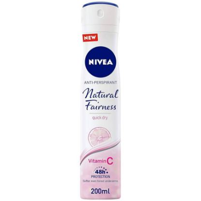 Picture of NIVEA DEO SPRAY FEMALE NATURAL FAIRNESS 200 ML 82973-2026-70