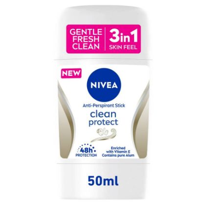 Picture of NIVEA DEO STICK FEMALE CLEAN PROTECT 50ML 70939-018