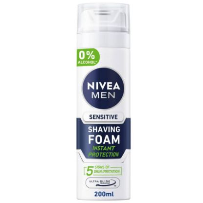 Picture of NIVEA MEN SHAVING FOAM SENSITIVE 200 ML 81720-7207-70274
