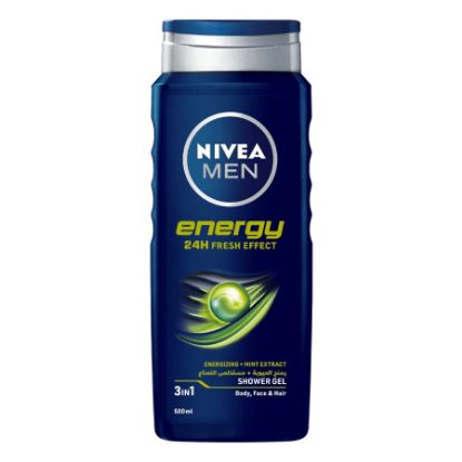 Picture of NIVEA MEN SHOWER GEL ENERGY 500ML 71987-5330