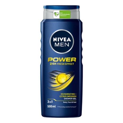Picture of NIVEA MEN SHOWER GEL POWER FRESH 500 ML 80898-71718