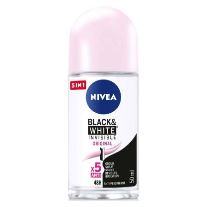 Picture of NIVEA DEO ROLL ON FEMALE INVISIBLE BLACK & WHITE 50 ML 1584