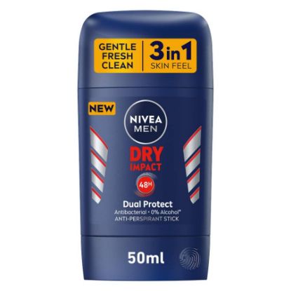 Picture of NIVEA DEO STICK MEN DRY IMPACT 50 ML 70931-929