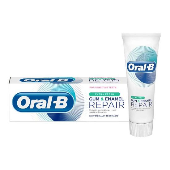 صورة اورال بى الصمغ والمينا إصلاح إضافية  معجون اسنان 75ML 78017
