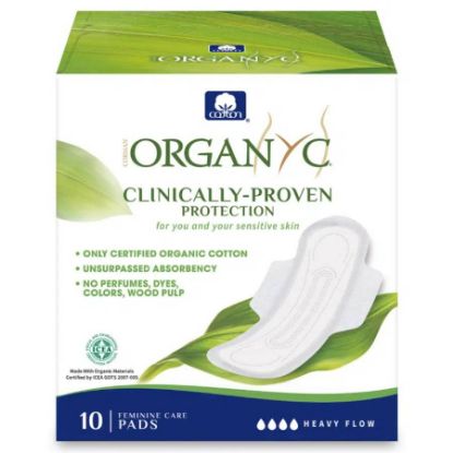 صورة اورجانك فوط صحية قطنية اضافية طوال الليل 10 قطع