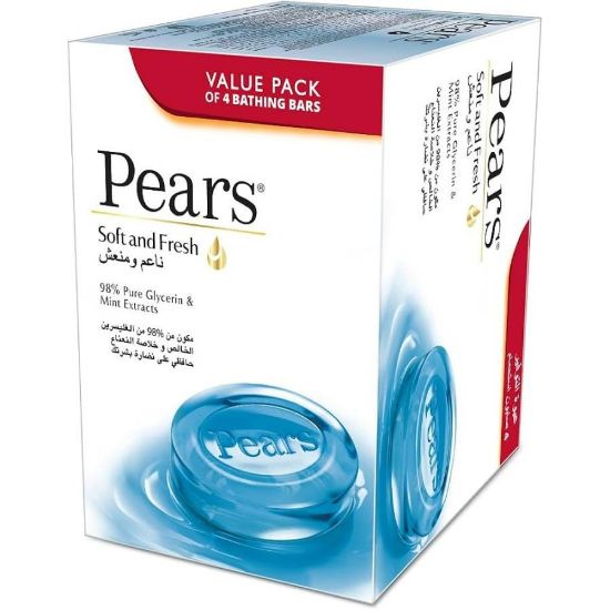 Picture of PEARS SOAP BAR SOFT & FRESH 6X125G 6218