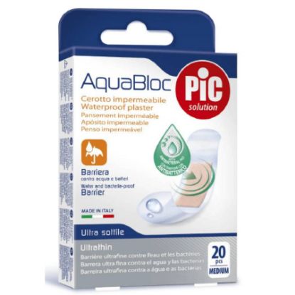 Picture of PIC  AQUABLOC PLASTER ANTI BACTERIAL W/PROOF 5 CM X 7 CM PAC