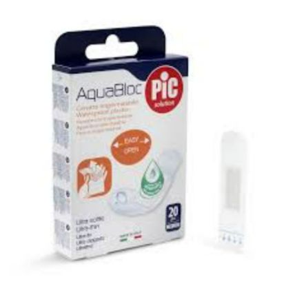 Picture of PIC AQUABLOC PLASTER ANTI BACTERIAL, W/PROOF 19X72MM MEDIUM