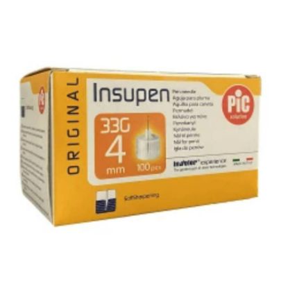 Picture of PIC ORIGINAL INSUPEN 33 G X 4MM PACK OF 100 PCS