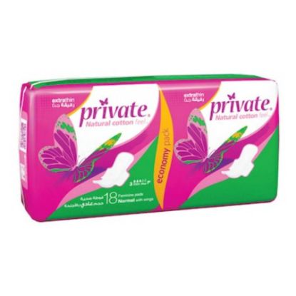 Picture of PRIVATE EXTRA THIN NORMAL ECO 12 X 18 PADS 2728 L402