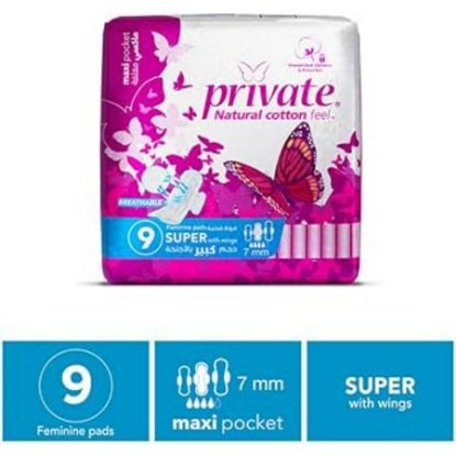 Picture of PRIVATE MAXI POCKET NORMAL W WINGS 6 X 30 PAD 315149 L151