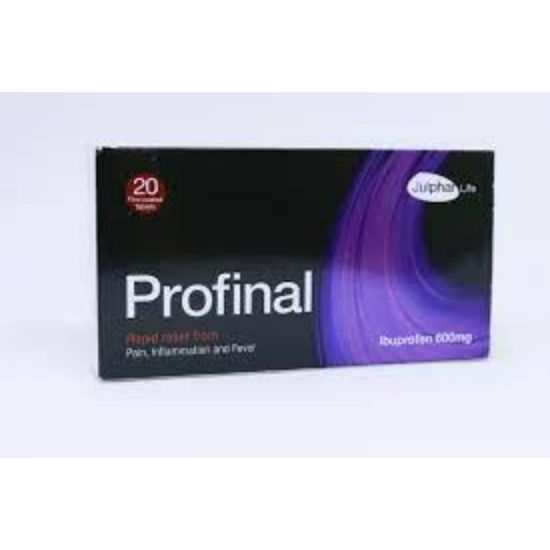 Picture of PROFINAL 600MG 20TAB