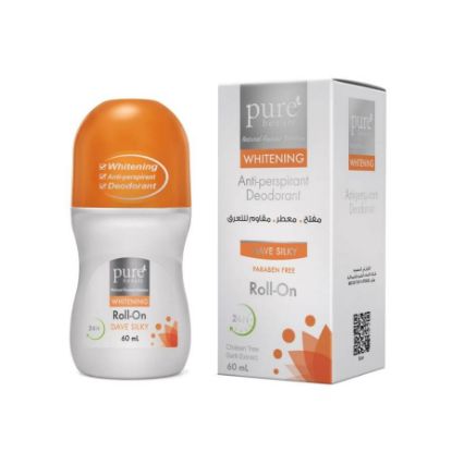 صورة بيور بيوتى تفتيح مزيل عرق حريري 60 مل