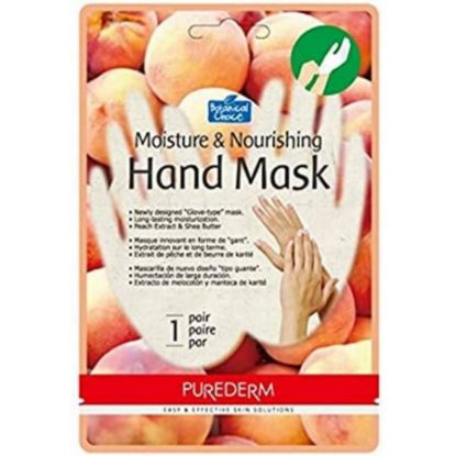 Picture of PUREDERM MOISTURE & NOURISHING HAND MASK PEACH 2332