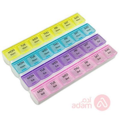 Picture of RETAJ KEYCHAIN PILL BOX - ASSORTED COLORS (BOX / 12) 2859