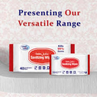 Picture of ROSE EXTRACT ANTIBACTERIAL WIPES, 40 COOL WIPES