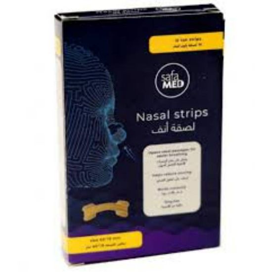 صورة SAFAMED NASAL STRIPS لاصقة مساعدة على التنفس