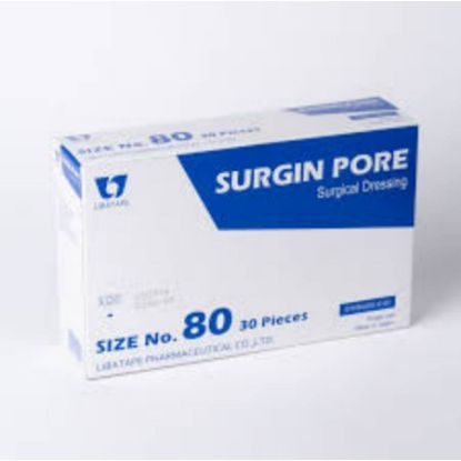 Picture of SURGIN PORE SURGICAL DRESSING SIZE. 80 STRIPS 30#