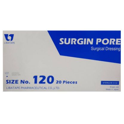 Picture of SURGIN PORE SURGICAL DRESSING SIZE.120 STRIPS 20#