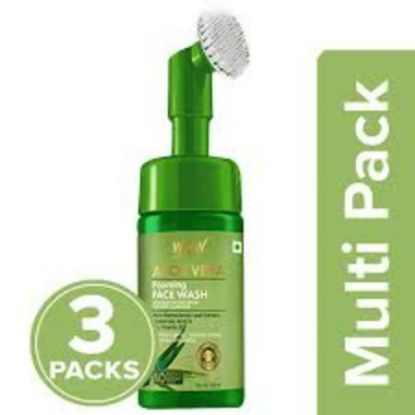 صورة واو سكين ساينس - رغوة  تنظيف الوجة  بالالوفيرا    مع فرشاة  150مل