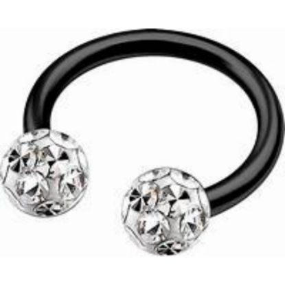 Picture of X8 BODY LUXURY ZIRCON STEEL EARRING FE544